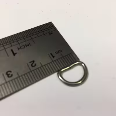 یراق چرم دوزی مدل 10XR1cm-Steel بسته 10 عددی