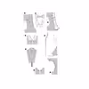 الگو خیاطی تاپ و پیراهن زنانه بوردا استایل کد 7219 سایز 36 تا 48 متد مولر