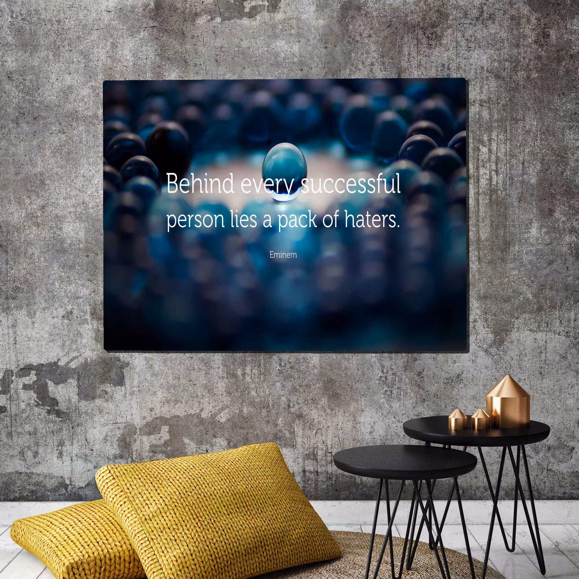 تابلو شاسی بکلیت طرح جمله انگیزشی انگلیسی مدل SH-s1970