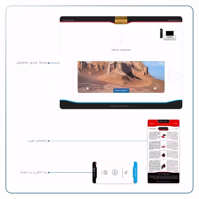برچسب پوششی ماهوت مدل Kaloot مناسب برای تبلت سامسونگ Galaxy Tab S2 9.7 2016 T819N