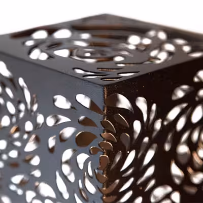 آباژور رومیزی طرح گل