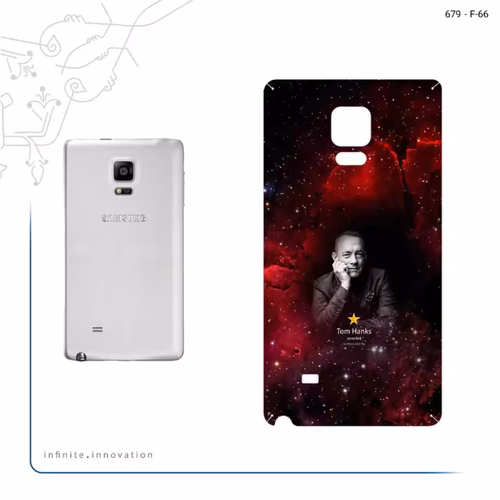 برچسب پوششی ماهوت مدل Tom Hanks مناسب برای گوشی موبایل سامسونگ Galaxy Note Edge