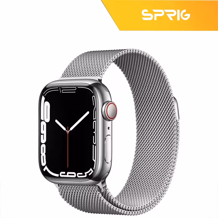بند اسپریگ مدل Milanese مناسب برای اپل واچ سری 1 / 2 / 3 / 4 / 5 / 6 / 7 / 8 / SE / Ultra سایز 42 / 44 / 45 / 49 میلی متری