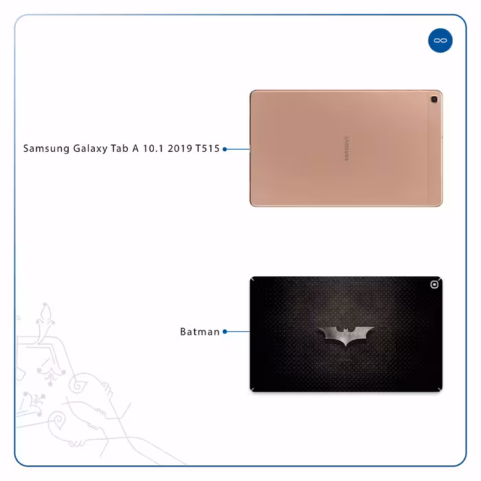 برچسب پوششی ماهوت مدل Batman مناسب برای تبلت سامسونگ Galaxy Tab A 10.1 2019 T515