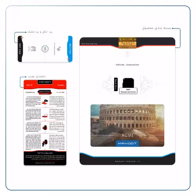 برچسب پوششی ماهوت مدل Rome City مناسب برای تبلت اپل iPad mini 2012 A1455