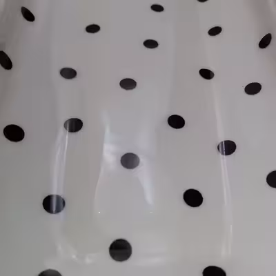 شیرینی خوری سرامیکی هیوا طرح رولت خالدار کد 10984478