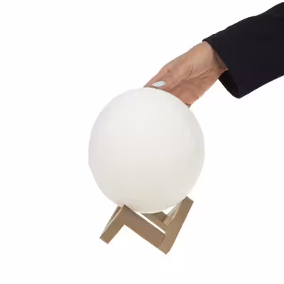 آباژور رومیزی مدل کره ماه L1