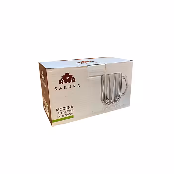 لیوان ساکورا مدل بشکه مودنا بسته 2 عددی