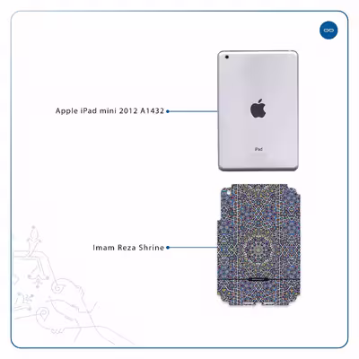 برچسب پوششی ماهوت مدل Iran-Tile6 مناسب برای تبلت اپل iPad mini 2012 A1432