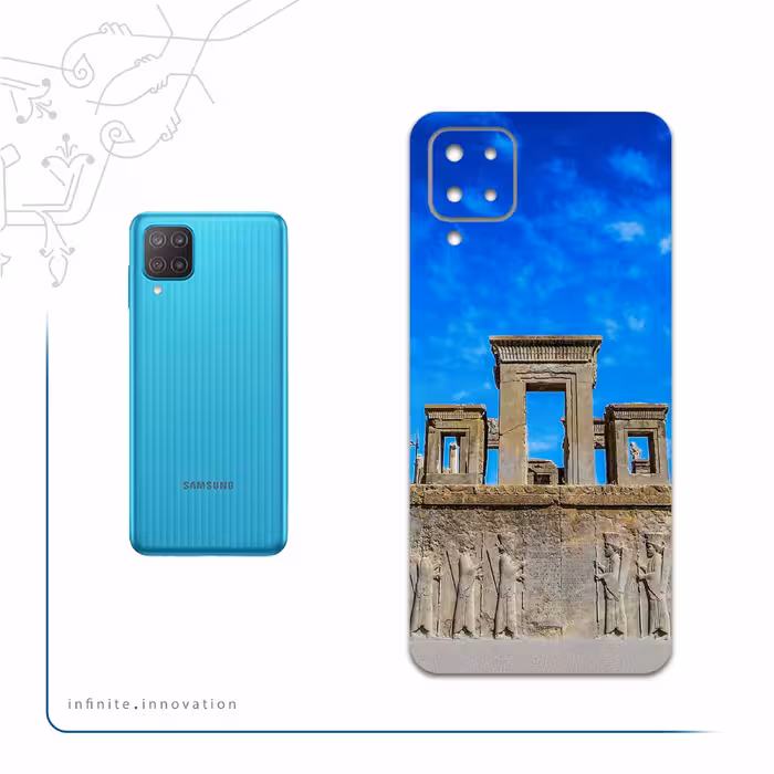 برچسب پوششی ماهوت مدل TAKHT-e-JAMSHID مناسب برای گوشی موبایل سامسونگ Galaxy M12