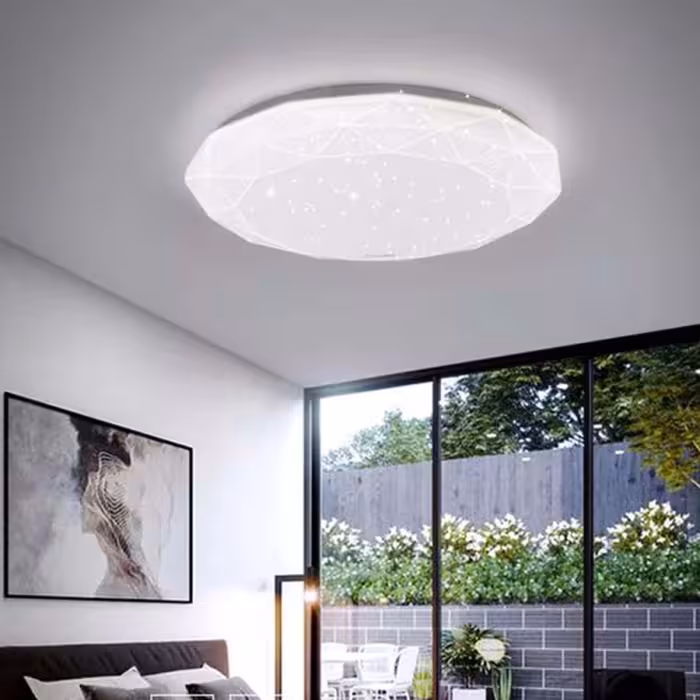 چراغ سقفی 48 وات نورسازان آلما مدل الماس کد Nm02 