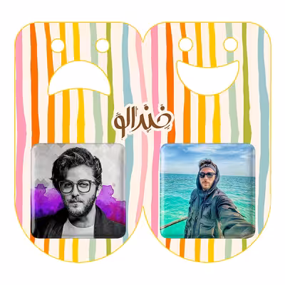 پیکسل خندالو مدل مسیح و آرش عدل پرور کد 33163317 مجموعه 2 عددی