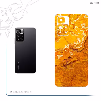 برچسب پوششی ماهوت مدل Gold Marble مناسب برای گوشی موبایل شیائومی Redmi Note 11 Pro Plus 5G