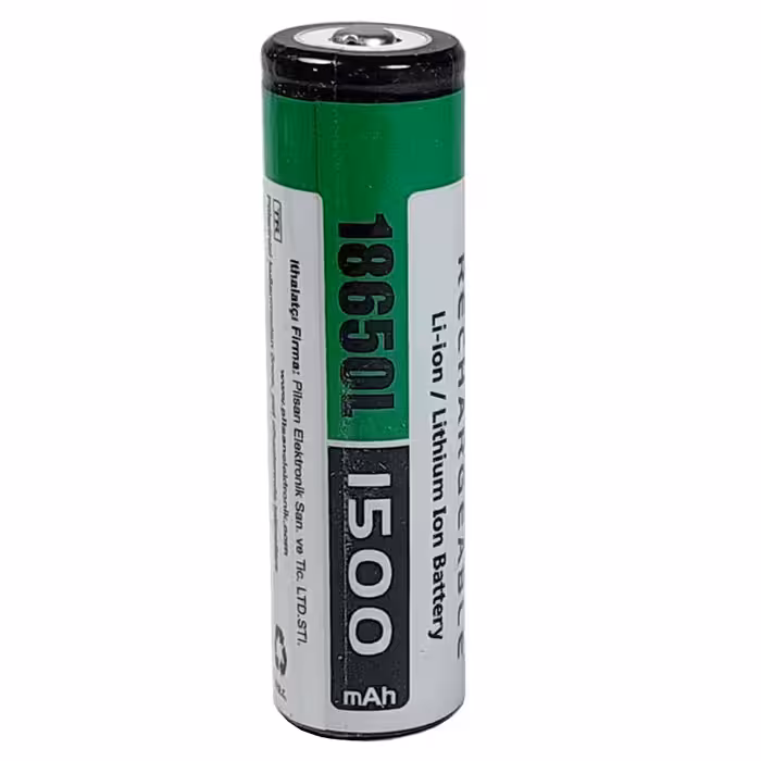 باتری لیتیوم یون قابل شارژ اوریون کد N-18650 ظرفیت 1500میلی آمپر ساعت بسته 2 عددی
