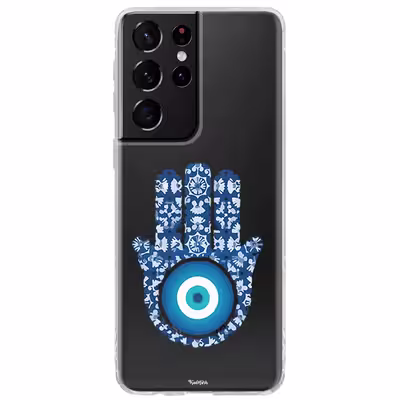 کاور طرح Evil Eye مناسب برای گوشی موبایل سامسونگ Galaxy S21 Ultra