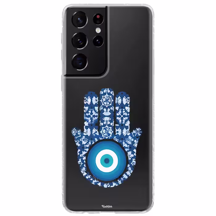 کاور طرح Evil Eye مناسب برای گوشی موبایل سامسونگ Galaxy S21 Ultra