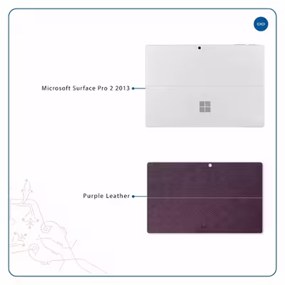 برچسب پوششی ماهوت مدل Purple-Leather مناسب برای تبلت مایکروسافت Surface Pro 2 2013