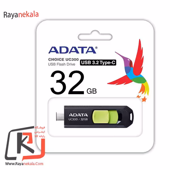 فلش مموری ای دیتا مدل UC300 ظرفیت 32 گیگابایت