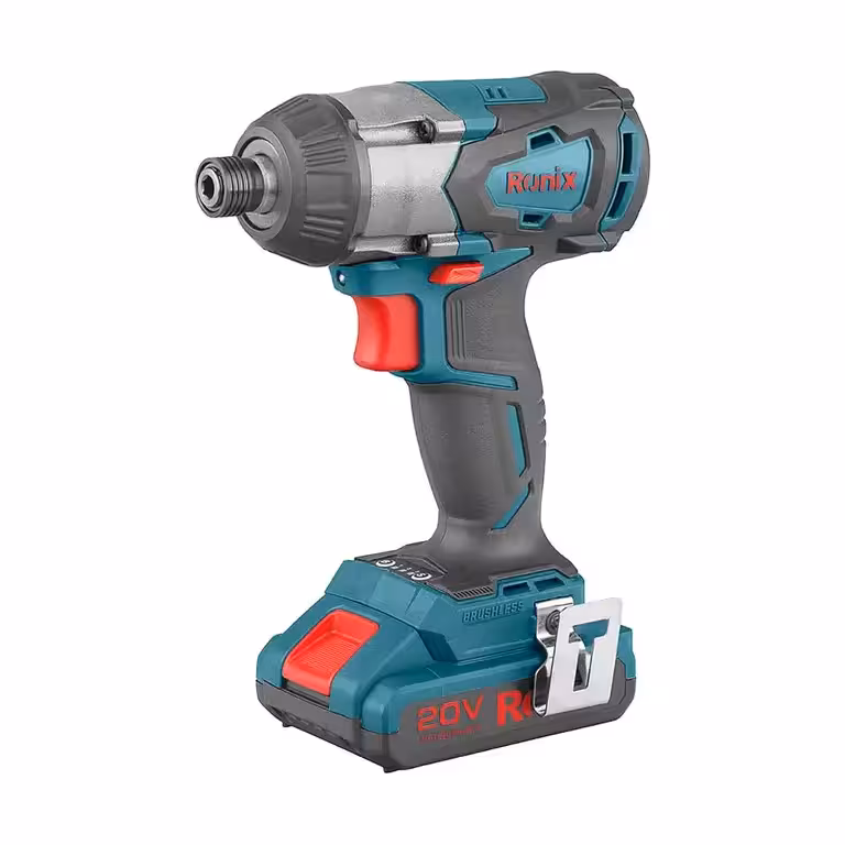 پیچ گوشتی شارژی براشلس 20 ولت رونیکس مدل 8906K