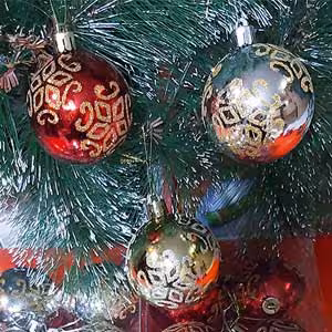 گوی کریسمس 6 عددی کد bk-955