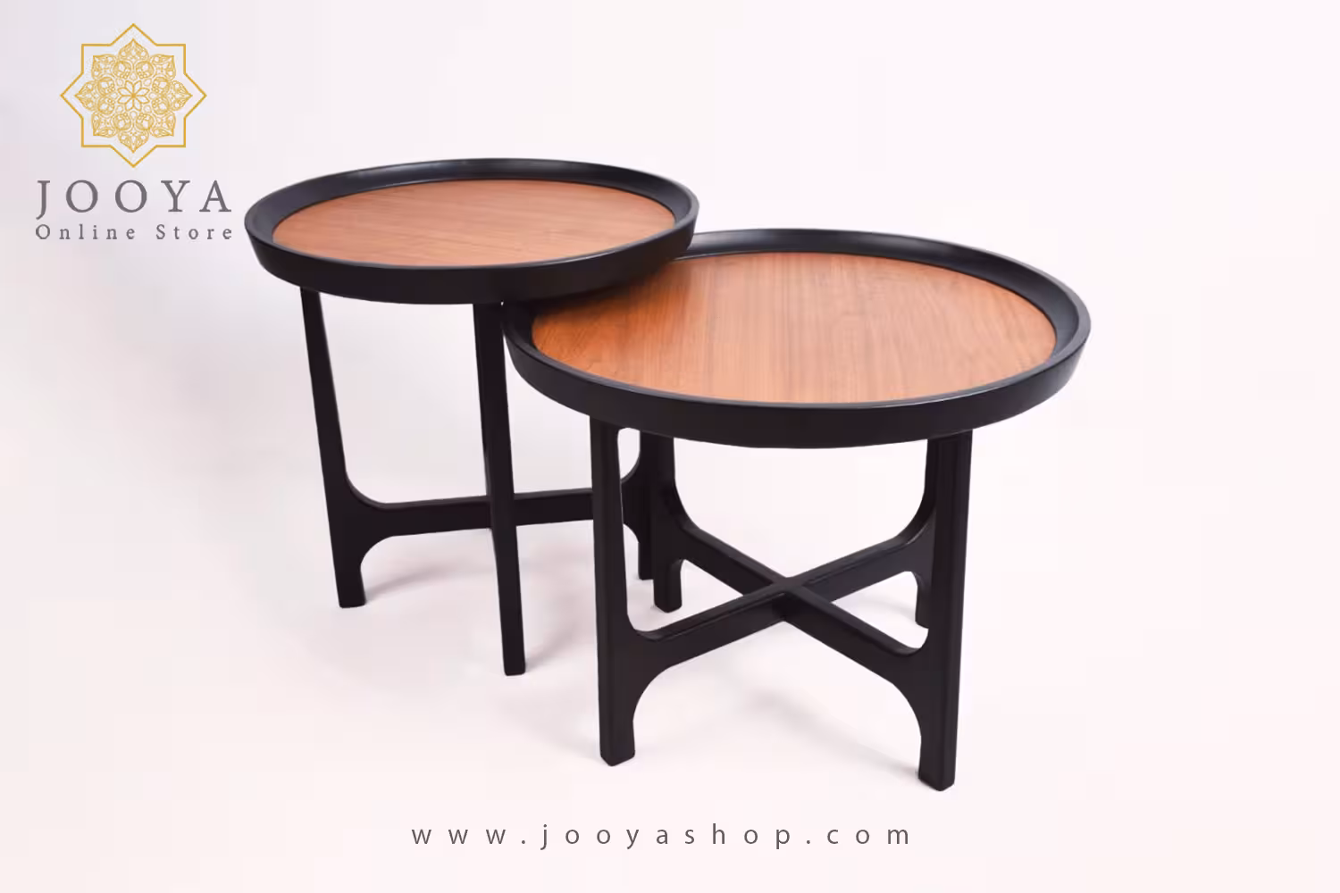 میز عسلی چوب راش آرتام رنگ چوب