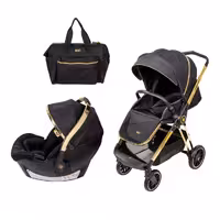 سرویس کالسکه و کریر کیکابو Kikkaboo مشکی مدل Sierra