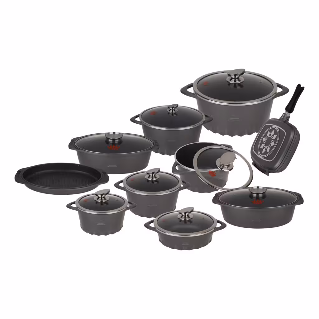 سرویس پخت و پز 19 پارچه اس جی مدل NANO GRANIT - کالاوما