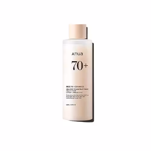 تونر روشن کننده و آبرسان برنج آنوا Anua Rice 70 Glow Milky Toner حجم 250 میل