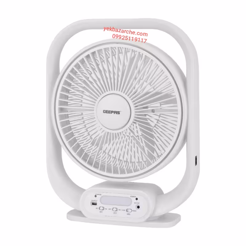 پنکه شارژی جیپاس مدل GF21189