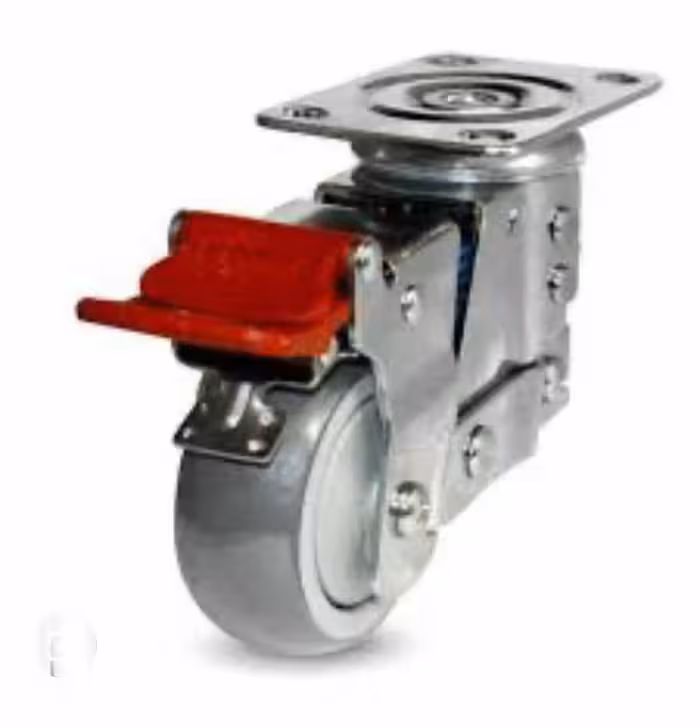 چرخ لوکس کمک فنردار سایز 75 ترمزدار