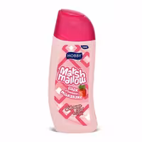 شامپو بدن ژلی هوبی Hobby مدل Marshmallow رایحه توت فرنگی Strawberry حجم 500ml