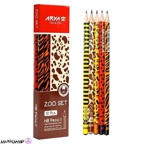 مداد مشکی طرح باغ وحش آریا