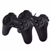 گیم پد دوبل ساده PANATECH مدل P-G503 رنگ مشکی