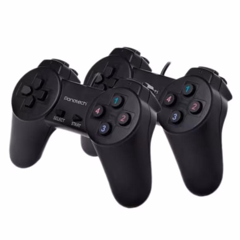 گیم پد دوبل ساده PANATECH مدل P-G503 رنگ مشکی