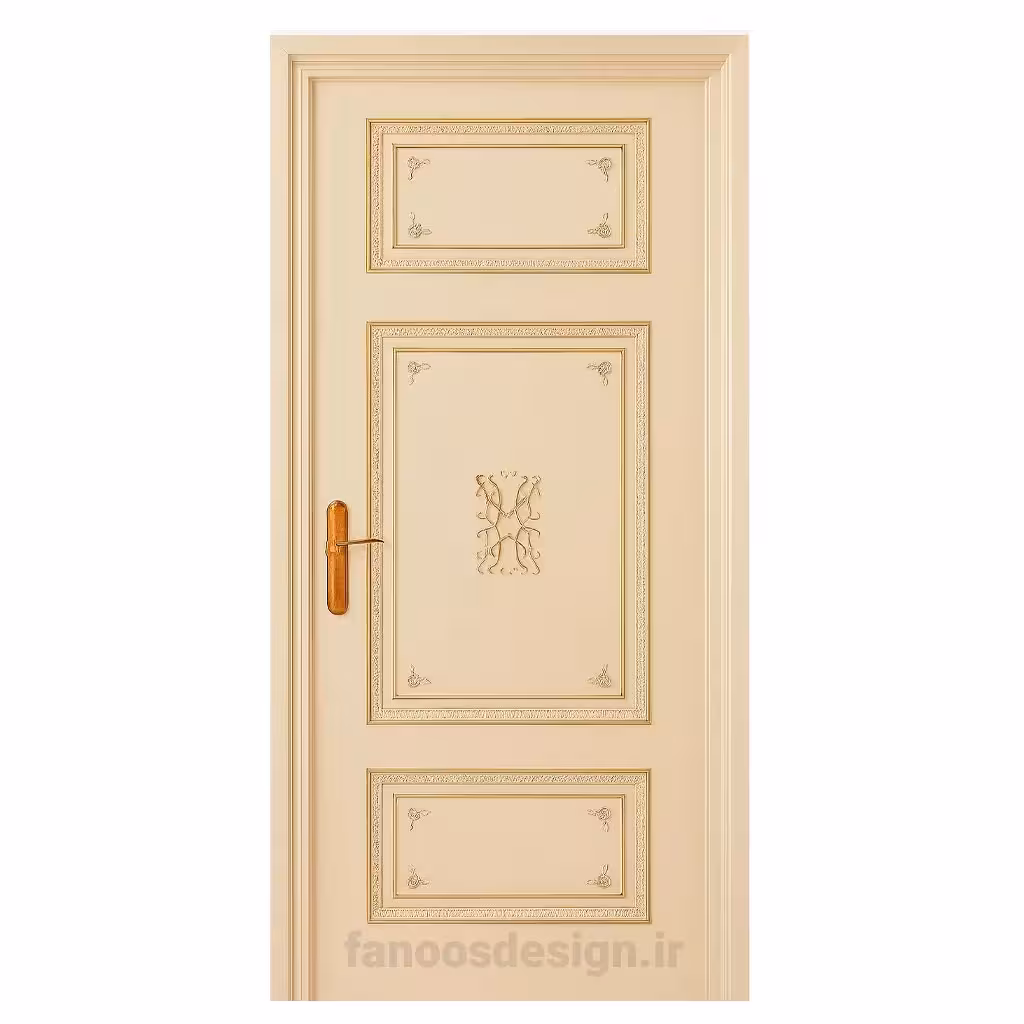 درب کلاسیک کرم طلایی کد 30725