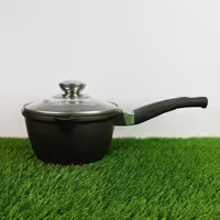 شیرجوش گرانیتی سایز 16، برند فورته، رنگ مشکی، مدل FORTE، دارای ضمانت 12 ماهه