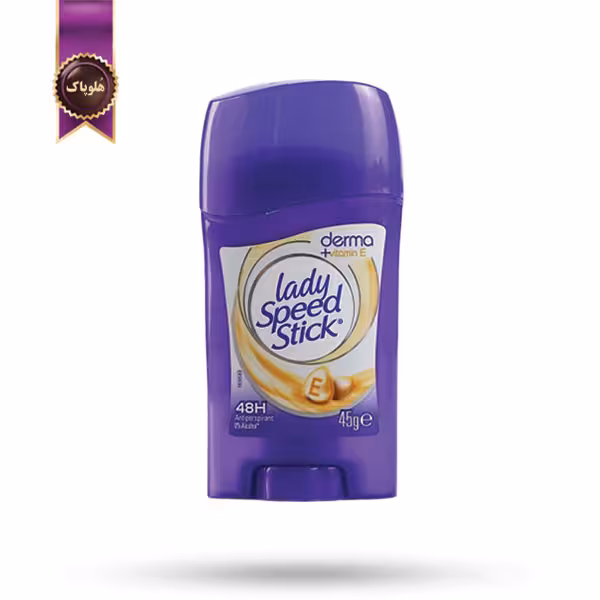 مام استیک ضد تعریق لیدی اسپید Lady Speed مدل درما ویتامین ای Derma  Vitamin E وزن 45 گرم (اورجینال)