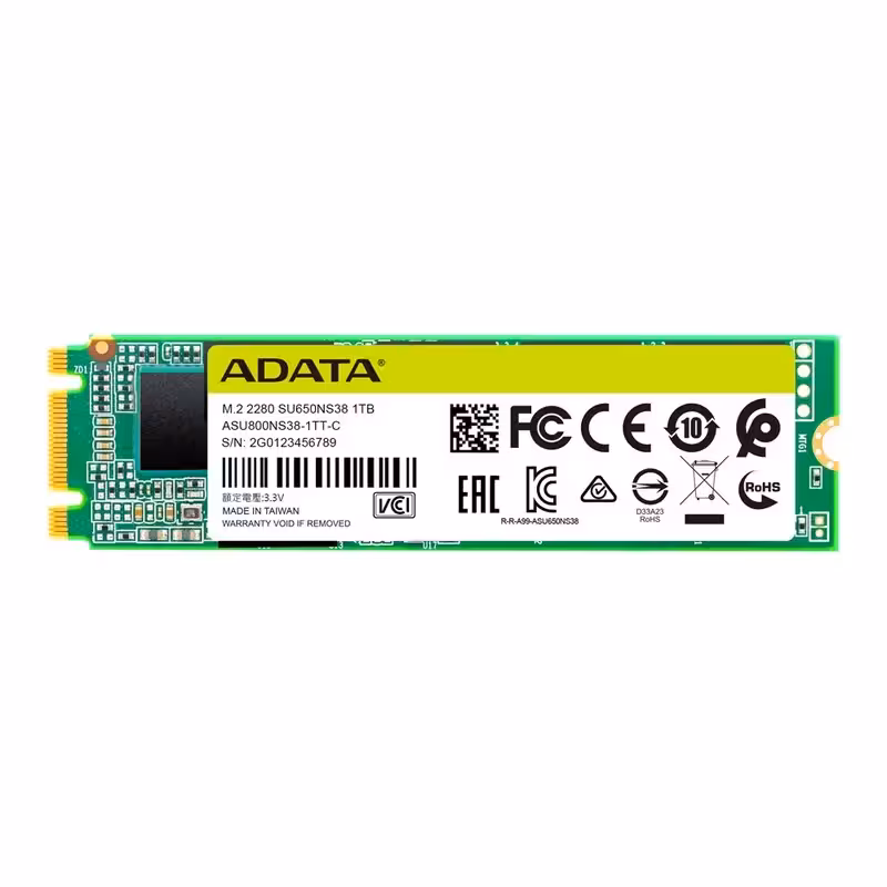 حافظه SSD M2 اینترنال ای دیتا مدل SU650 ظرفیت 256 گیگابایت