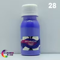 رنگ خمیری رزین بنفش یونیورسال رالکو  60 میل کد 28