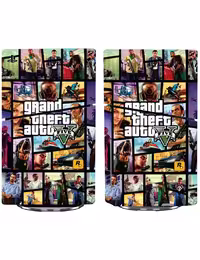 اسکین پی اس 5 اسلیم استاندارد برند گیم‌آور طرح GTA کد D