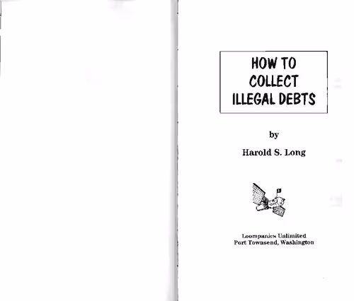 خرید و دانلود نسخه کامل کتاب How To Collect Illegal Debts