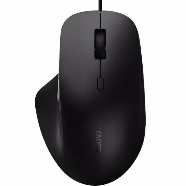 موس با سیم سایلنت رپو  N500 ا Rapoo N500 Wired Optical Mouse
