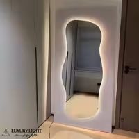 آینه بک لایت قدی دفرمه مدل LX12