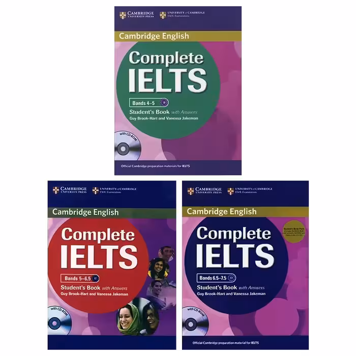 مجموعه 3 جلدی کمبریج انگلیش کامپلیت آیلتس | کتاب انگلیسی Cambridge English Complete IELTS