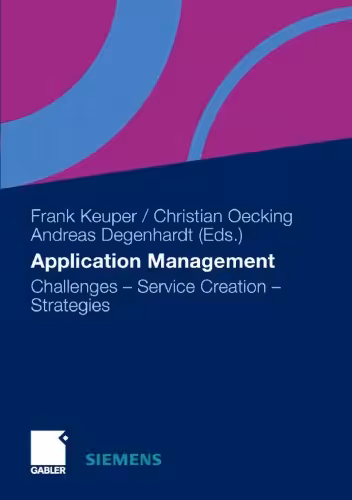 خرید و دانلود نسخه کامل کتاب Application Management: Challenges – Service Creation – Strategies
