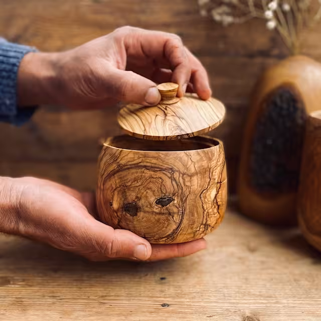 ظرف دربدار زیتون کد 994