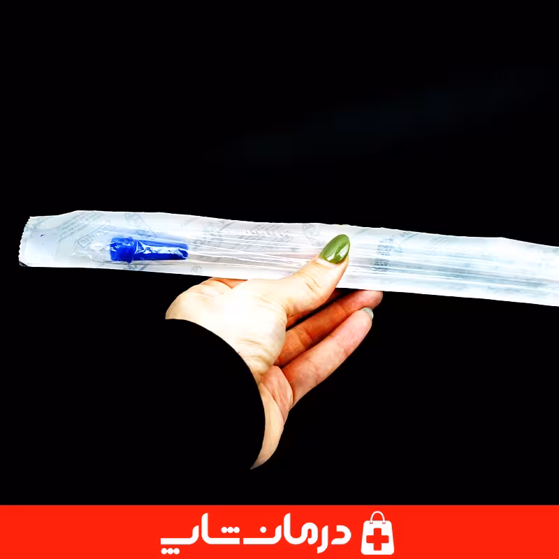 خرید سوند نلاتون آبی کاتتر نلاتون سایز 8 کاملا استیریل