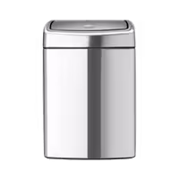 سطل زباله 10 لیتر تاچ استیل مات ضد اثر انگشت برند برابانتیا (brabantia)
