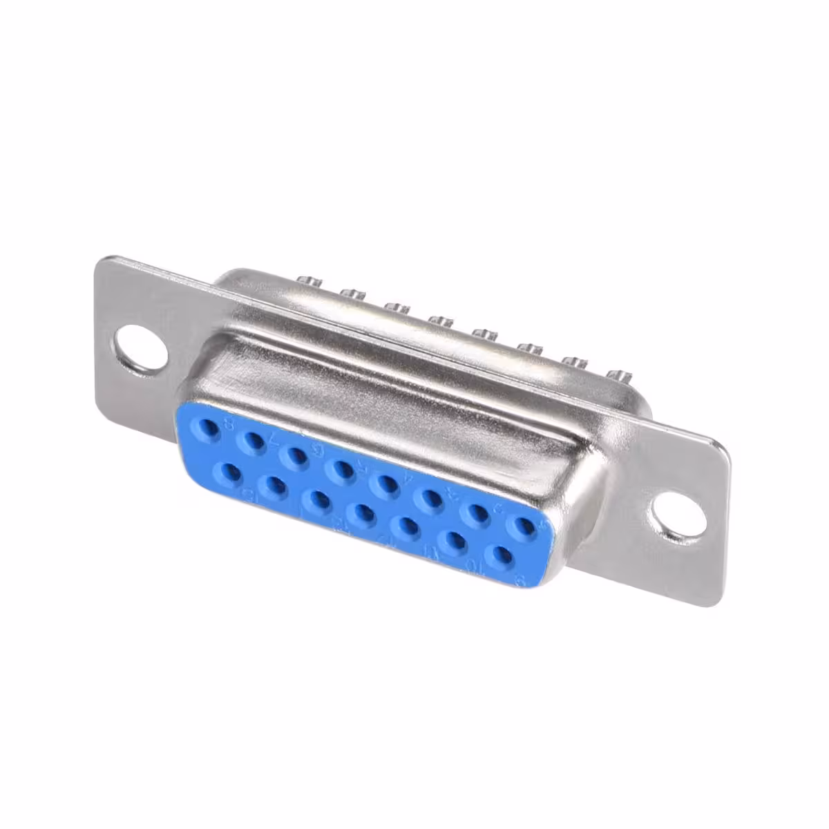 دی کانکتور 15 پین مادگی صاف – دو ردیفهکانکتور DB15 سوزنی 15pin