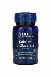 کپسول کلسیم دی‌ گلوکارات Life Extension - بسته 60 عددی